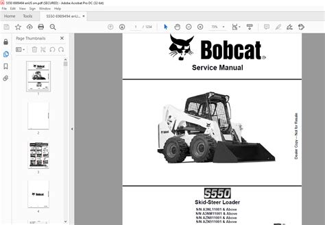 bobcat s550 skid steer loader|bobcat s550 manual.